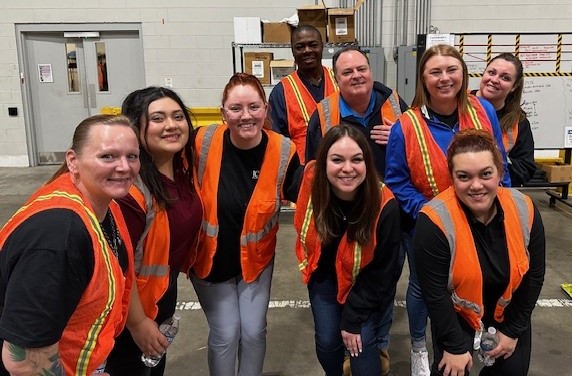 J.C. Hart at Gleaners Food Bank